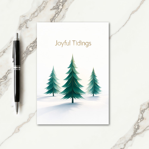 Modern Christmas Greeting Card