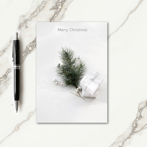 Modern Christmas Photo Card