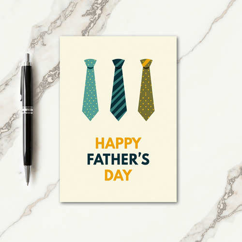 Modern Fathers Day Card
