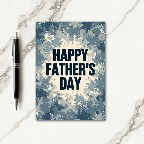 Modern Fathers Day Design Card