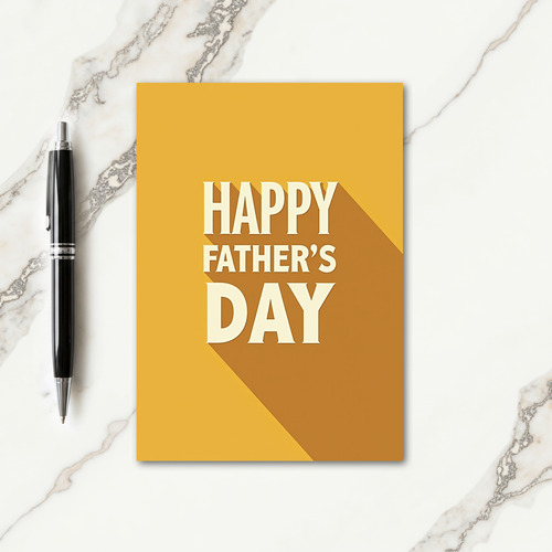Modern Fathers Day Serif Card