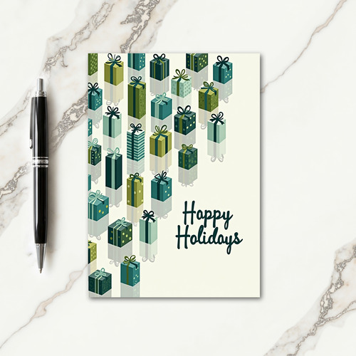 Modern Gifts Christmas Card thumbnail