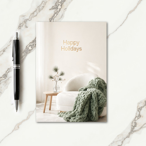Modern Holiday Card Designs Card