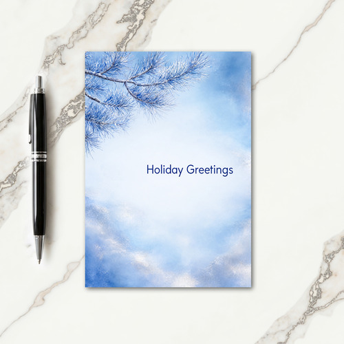 Modern Holiday Card Messages Card