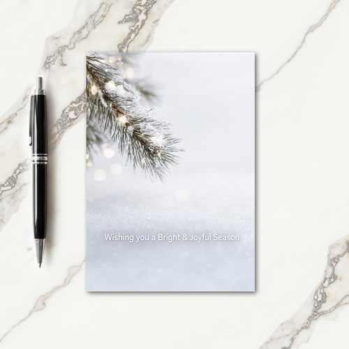 Modern Holiday Card Sayings Card
