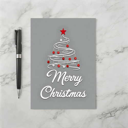 Modern Merry Christmas Card
