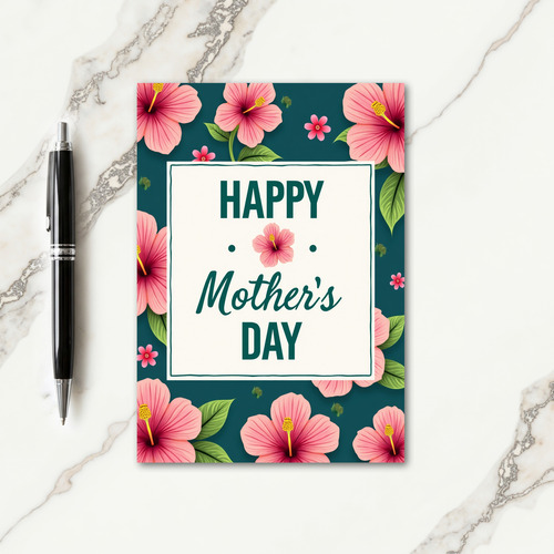 Modern Mother Happy Card