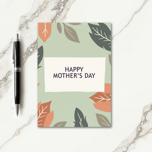 Modern Mothers Day Design Card