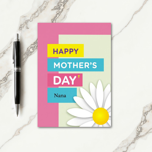 Modern Mothers Day Greeting Card