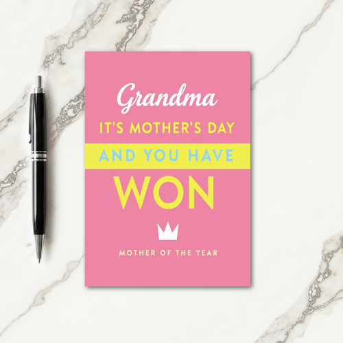 Modern Mothers Day Tribute Card