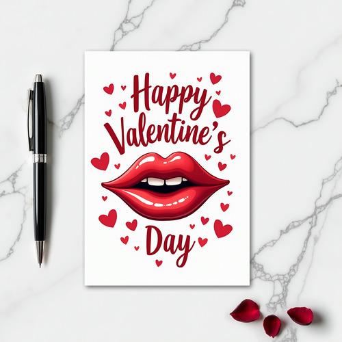 Modern Romance Valentines Card