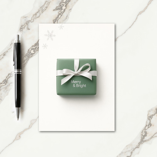 Modern Xmas Card Designs Card
