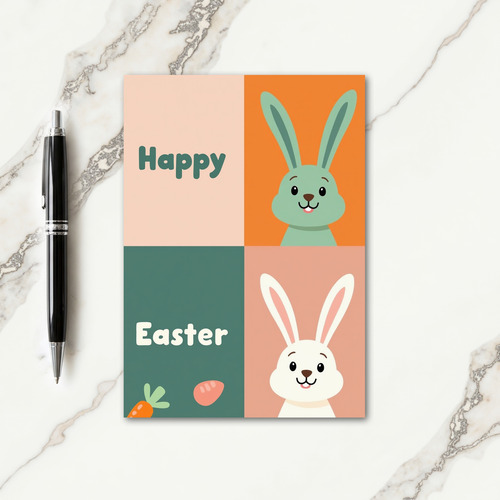 Modular Happy Easter Art Card