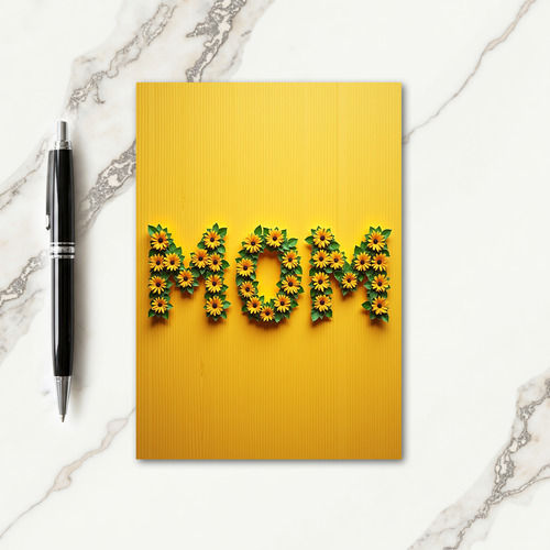 Mom Floral Sunshine Greeting Card