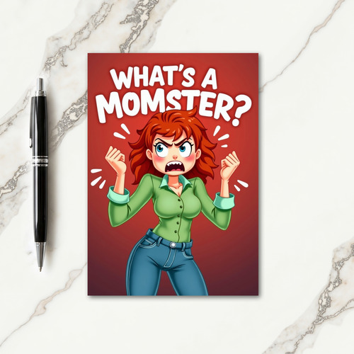 Momster Funny Mothers Day Card