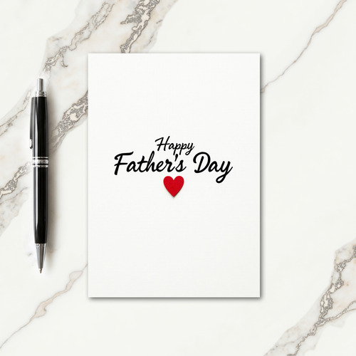 Monochrome Fathers Day Accent Card