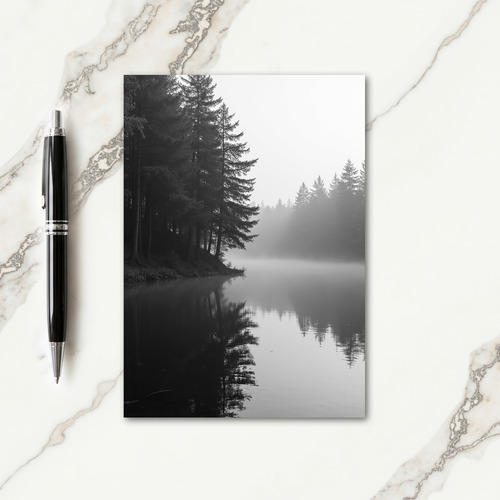 Monochrome Fathers Day Forest Card