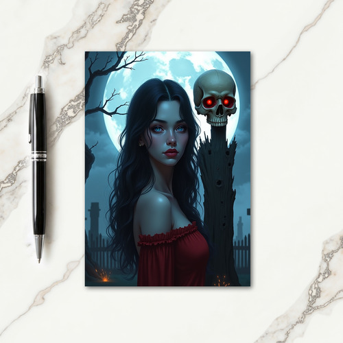 Moonlit Beautys Gaze Card
