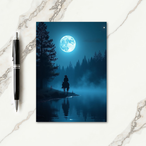 Moonlit Christmas Card