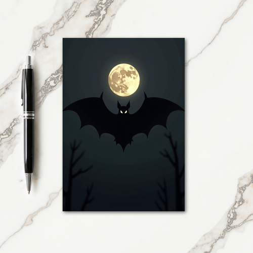 Moonlit Creatures Gaze Card
