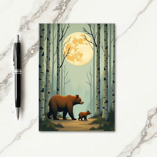 Moonlit Fathers Day Walk Card