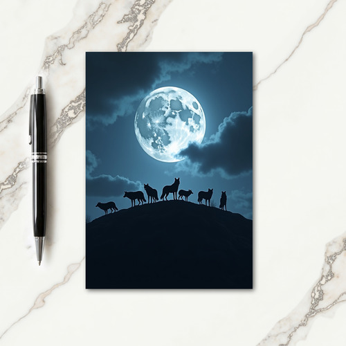 Moonlit Howl Card