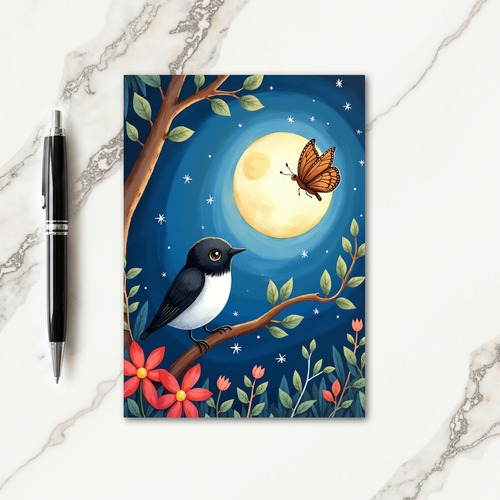 Moonlit Mother Illustration Card