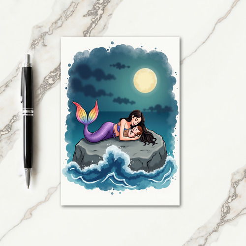 Moonlit Motherhood Card
