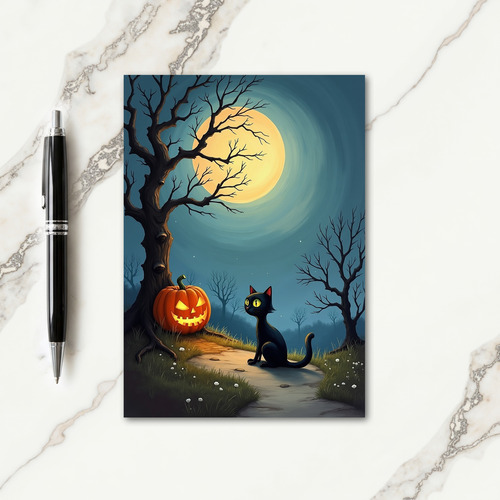 Moonlit Night Creature Card