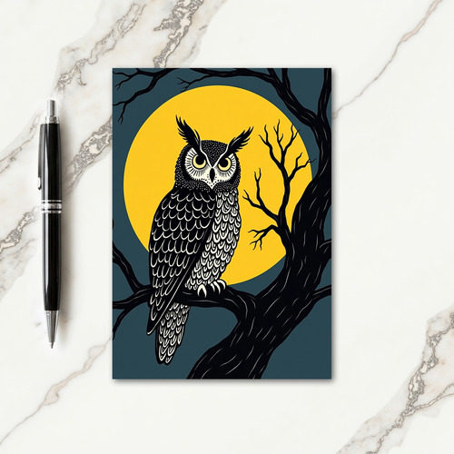 Moonlit Night Watcher Card