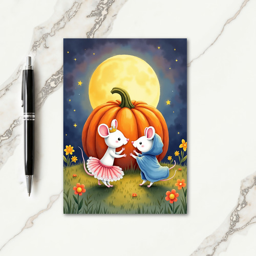 Moonlit Pumpkin Dance Card thumbnail