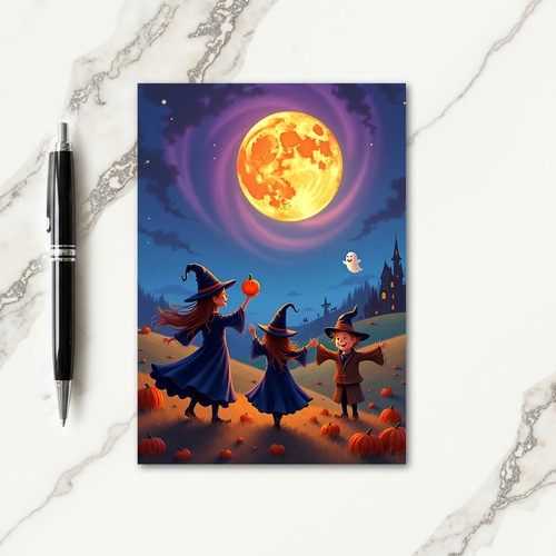 Moonlit Pumpkin Fun Card