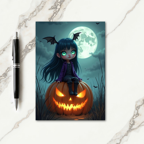 Moonlit Pumpkin Pal Card thumbnail