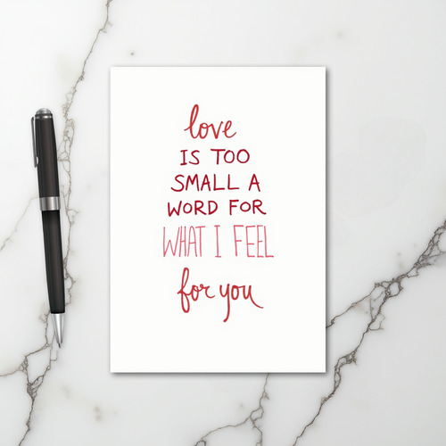 More Than Love For You Card