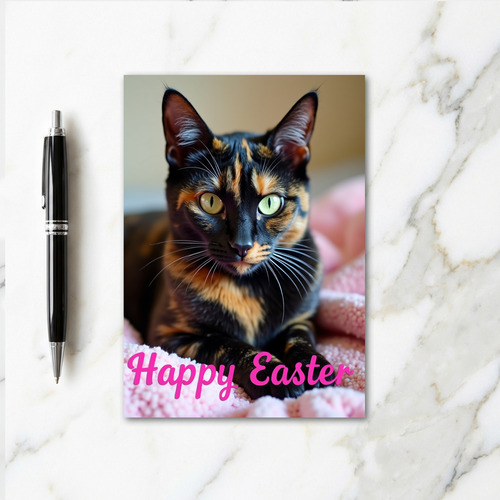 Mosaic Cat Portrait Card