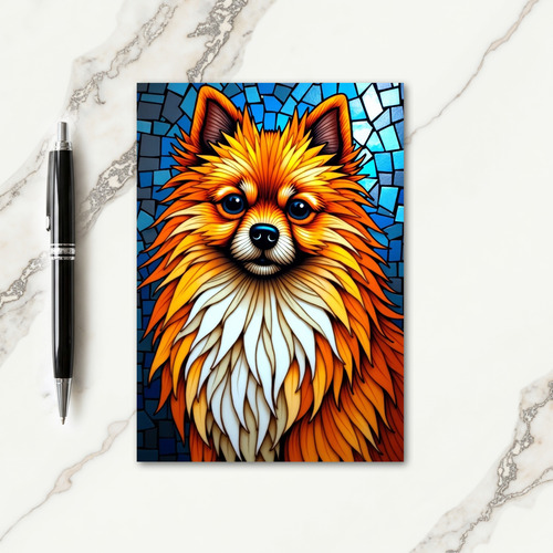 Mosaic Dog Sweet Fathers Day Card