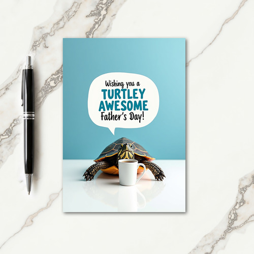 Mosaic Shell Fathers Day Card