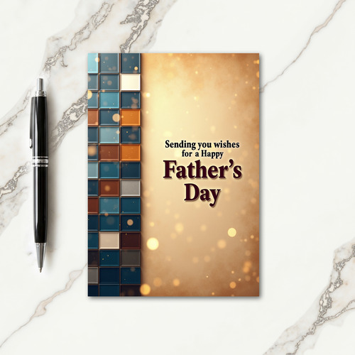 Mosaic Sweet Fathers Day Card