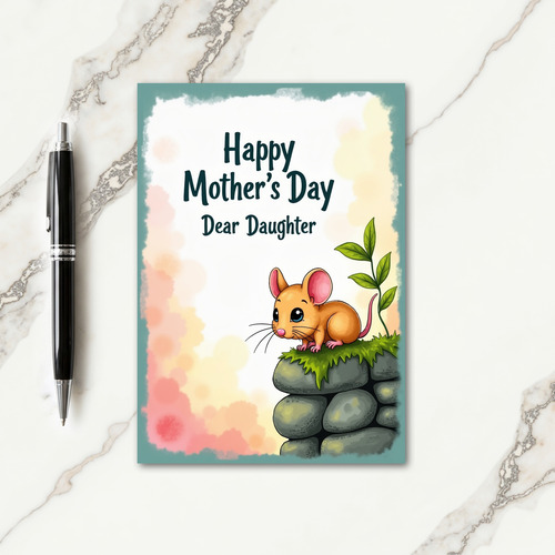 Mossy Stones Mothers Day Card