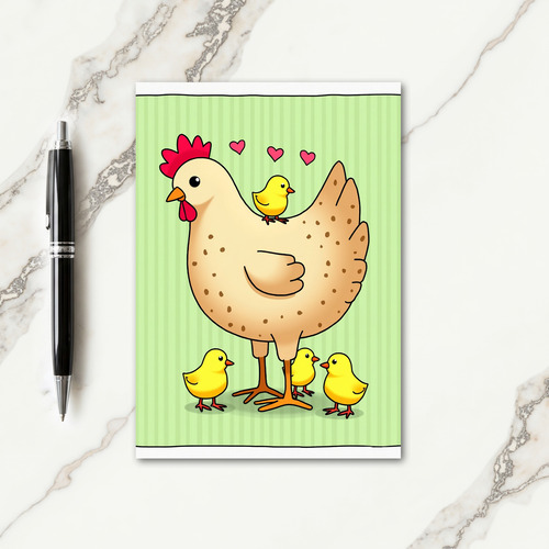 Mother Hen Love Mothers Day Card