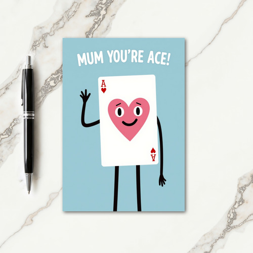 Mothers Day Ace Card Illustration
