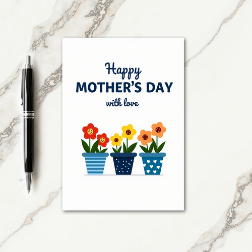Mothers Day Botanical Love Card