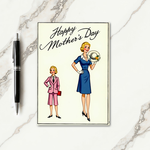Mothers Day Classic Ladies Art Card