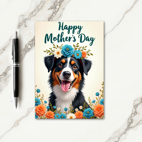 Mothers Day Cute Dog Card