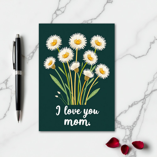 Mothers Day Daisy Love Card