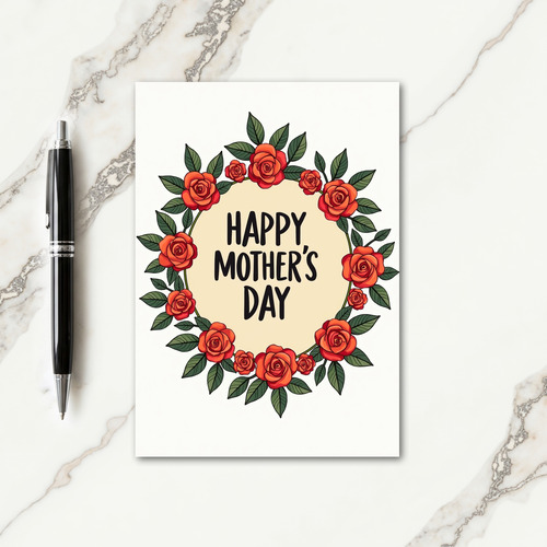 Mothers Day Floral Message Card
