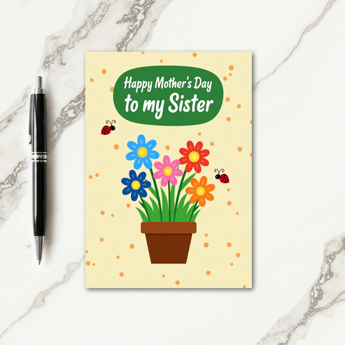 Mothers Day Garden Insect Card