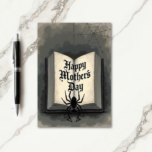 Mothers Day Gothic Book Card