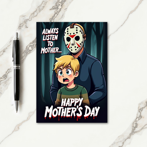 Mothers Day Shock In The Woods Card