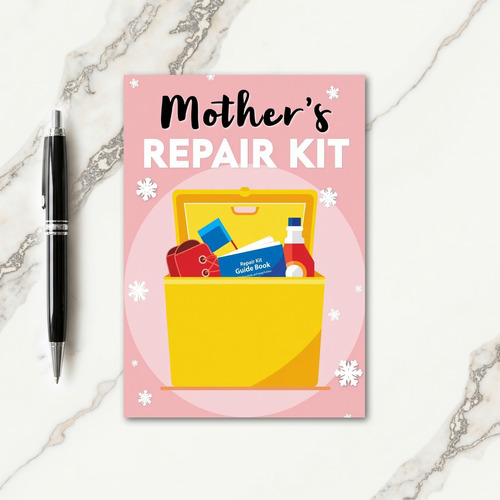 Mothers Repair Kit Illustration Card